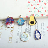 50Pcs Mixed KC Metal Angle Rocket Pendants Charms Jewelry Findings