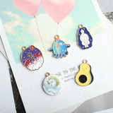 50Pcs Mixed KC Metal Angle Rocket Pendants Charms Jewelry Findings