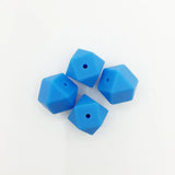 23.2MM Geometric Hexagon Silicone Beads Lot of 20pcs