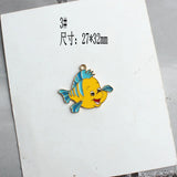 Dripping Colorful Alloy Animal Charms for DIY Jewelry Making