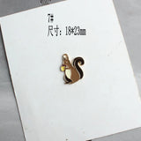 Dripping Colorful Alloy Animal Charms for DIY Jewelry Making