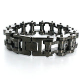 20mm Plated Motorcycles Bicycle Chain Bracelet