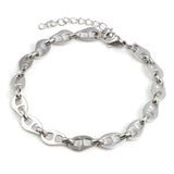 23.5cm Blank Stainless Steel Necklace Anklet for Men and Women