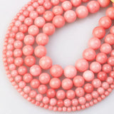 Natural Stone Beads Aquamarine Jade Round Loose Beads for DIY Jewelry Making