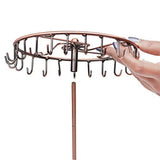 Vintage Pendant Scarf Jewelry Display Rack Necklace Holder Organizer