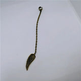 Punk Retro Angel Wing Tassel Chain Clip Earrings Ear Cuff for Woman