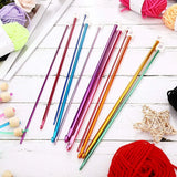 23 Pieces Tunisian Crochet Hooks Set 3-10 mm Bamboo Knitting Needle