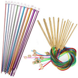 23 Pieces Tunisian Crochet Hooks Set 3-10 mm Bamboo Knitting Needle