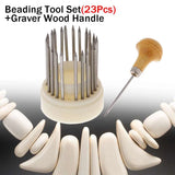 Wood Handle Engraver Diamond Setting & Micropave Tools