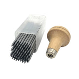 23-Piece Bead Tool Set with Wood Handle Diamond Stone Pearl Grain Tool Set