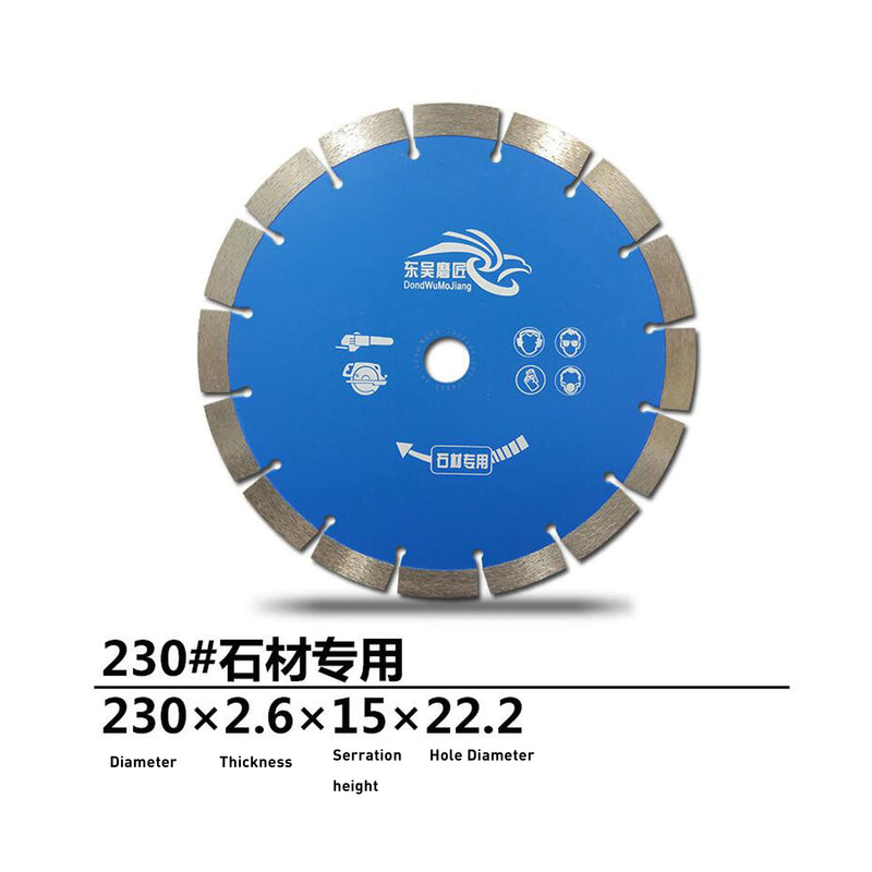 230MM Diamond Saw Blade Cutting Disc For Stone Ceramic