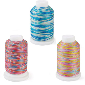 230m 0.5mm 3-Ply Waxed Polyester Cord Gradient for DIY Jewelry Making