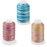 230m 0.5mm 3-Ply Waxed Polyester Cord Gradient for DIY Jewelry Making