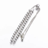 230mm Brass Charm Chain Bracelet for Wedding Jewelry
