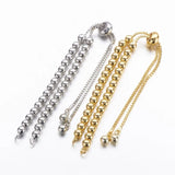 230mm Brass Charm Chain Bracelet for Wedding Jewelry