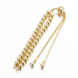 230mm Brass Charm Chain Bracelet for Wedding Jewelry