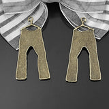 10PCS Antique Bronze Trousers Charms Pendants Jewelry DIY Supplies
