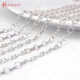 3.5MM Copper Oval Link Chains Necklace DIY Jewelry Findings