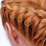 238pcs Dreadlock Rings Hair Beads Cuffs Clips Braid Spiral Hair Extension