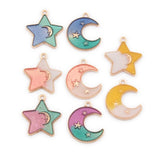 23MM 40Pcs Mixed KC Alloy Pendants Jewelry Charms