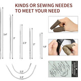 23Pcs Leather Sewing Tools Set DIY Hand Stitching Punch Carving Work