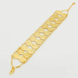 Coin Bracelet Link Chain Bangle Women Men Arab Jewelry