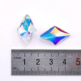 23mm Crystal Pendant Austria Glass Beads Rhinestone Gems - 12pcs