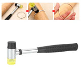 23mm Double Face Soft Tap Rubber Hammer Jewelry Ring Adjusting Tools