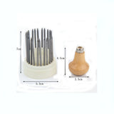 23pc Jewelry Beads Tools Diamond Gem Stone Setting Bead Grain Tool Set