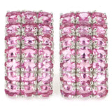 Peridot Tourmaline Tanzanite Amethyst Kunzite 925 Silver Earrings