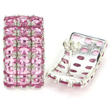 Peridot Tourmaline Tanzanite Amethyst Kunzite 925 Silver Earrings