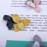 23x27MM 50Pcs Glazing KC Alloy Flower Earring Necklace Pendants Jewelry Charms