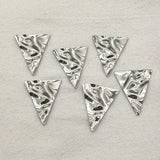 100pcs 304 Stainless Steel Triangle Charm Pendant for DIY Jewelry Making