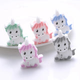 10Pcs Cartoon Animals Silicone Teether Beads for Baby Pacifier Chain DIY