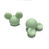 Mickey Silicone Beads in Yellow - 50PC Baby Teether Accessories