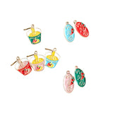 40Pcs KC Alloy Food Style Pendants Jewelry Charms 24-25MM