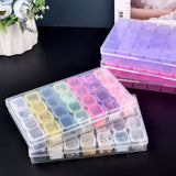 Adjustable Compartment Plastic Storage Box Jewelry Earring Bead Holder