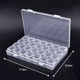Adjustable Compartment Plastic Storage Box Jewelry Earring Bead Holder