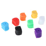 Key Top Covers Rubber Soft Key Locks Cap Key Covers Keyring