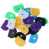 Key Top Covers Rubber Soft Key Locks Cap Key Covers Keyring