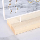 Jewelry Organizer Stand Earring Storage Holder 144 Holes Jewelry Display Rack