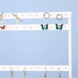 Jewelry Organizer Stand Earring Storage Holder 144 Holes Jewelry Display Rack