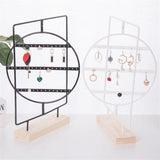 Jewelry Organizer Stand Earring Storage Holder 144 Holes Jewelry Display Rack