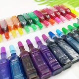 24/36 Colors 8ml Art Ink Watercolour Pen Refill Liquid Refilling Inks