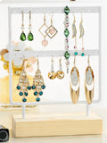 Metal Jewelry Display Rack for Earrings and Necklaces