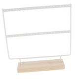 2-Layer Jewelry Display Stand for Women - Earrings & Necklaces Organizer Holder