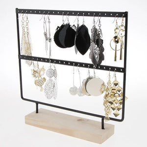 2-Layer Jewelry Display Stand for Women - Earrings & Necklaces Organizer Holder
