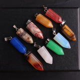 High Natural Stone Necklace Pendants 24/50PCS