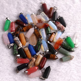 High Natural Stone Necklace Pendants 24/50PCS
