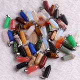 High Natural Stone Necklace Pendants 24/50PCS
